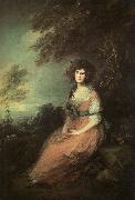 Thomas Gainsborough Mrs Richard Brinsley Sheridan USA oil painting artist